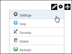 Editing a Web Module